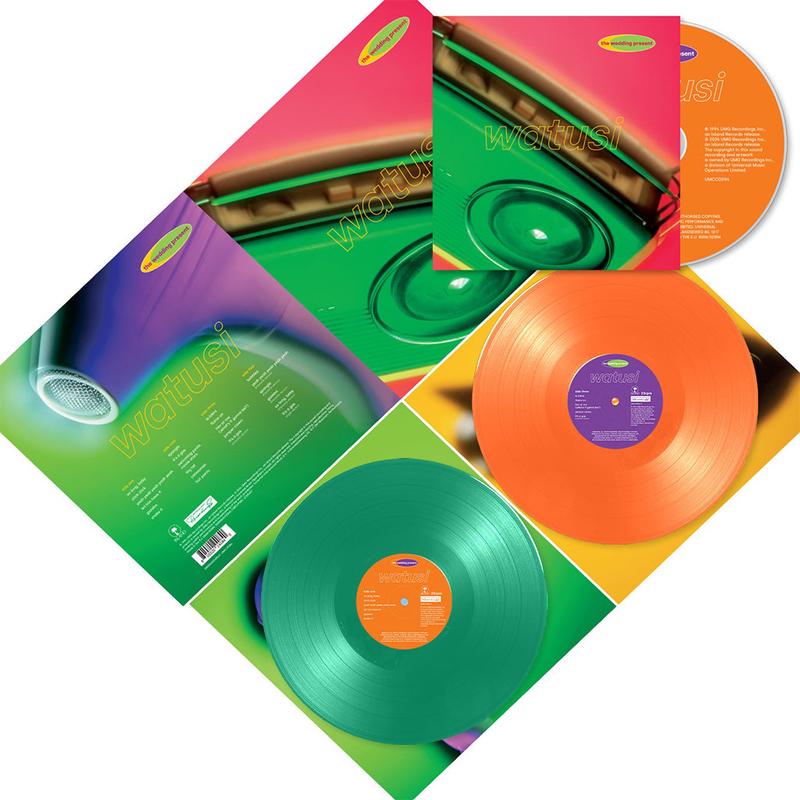 THE WEDDING PRESENT - Watusi (Deluxe Edition with Bonus CD) - 2LP - 180g Green / Orange Vinyl