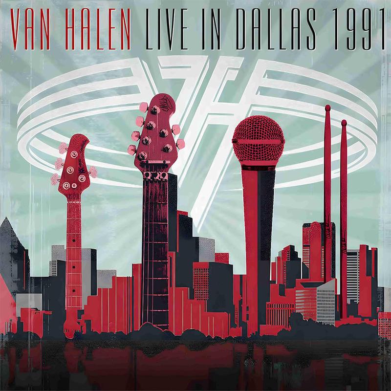 VAN HALEN - Live In Dallas 1991 - 2LP (w/ Logo Etching on Side D) - Gatefold Vinyl