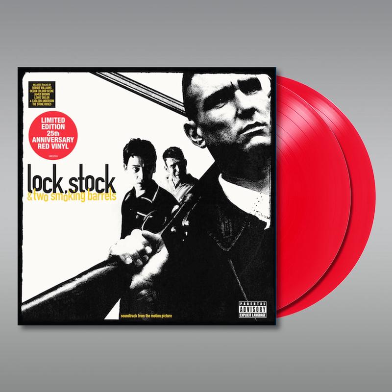 VARIOUS - Lock Stock And Two Smoking Barrels - Original Soundtrack (25th Anniversary Edition) - 2LP - 180g Red Vinyl