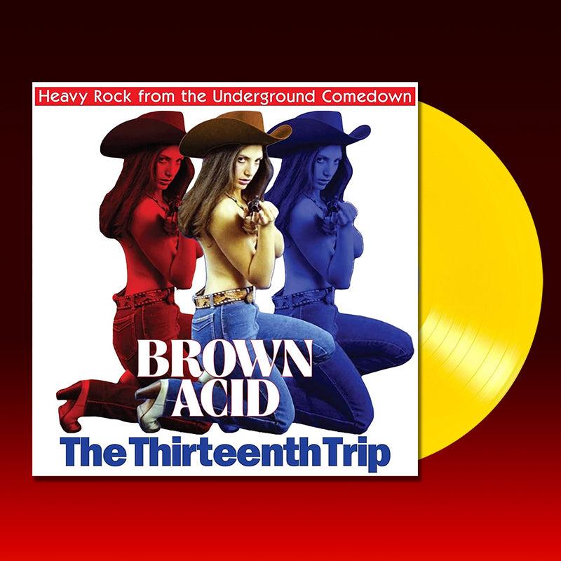 VARIOUS ARTISTS - Brown Acid: The Thirteenth Trip - LP - Yellow Vinyl
