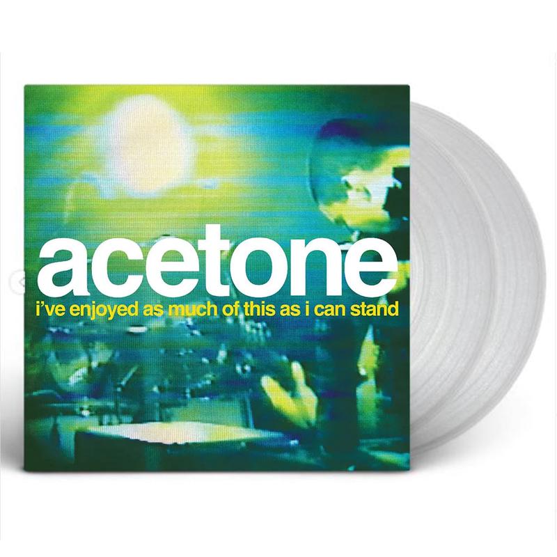 ACETONE - I've Enjoyed As Much Of This As I Can Stand - Live at the Knitting Factory, NYC: May 31, 1998 - 2LP - Clear Vinyl
