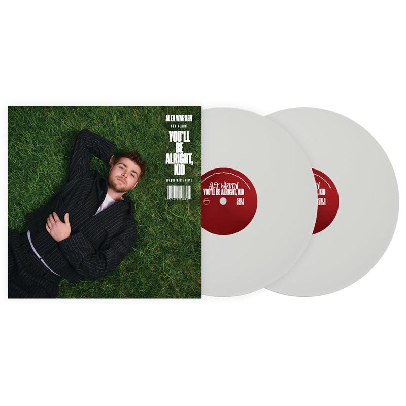 ALEX WARREN - Youll Be Alright, Kid (with Poster insert) - 2LP - White Vinyl