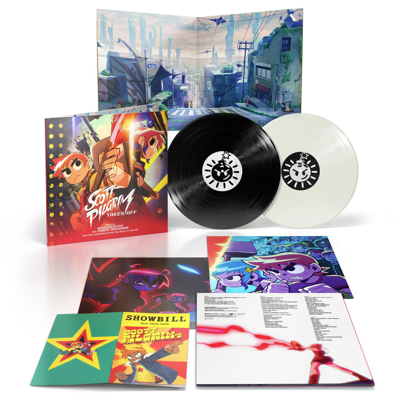 ANAMANAGUCHI - Scott Pilgrim Takes Off (Original Soundtrack From The Netflix Series) - 2LP - White / Black Vinyl