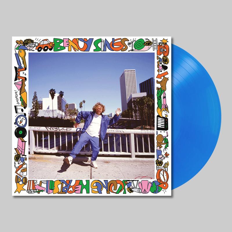 BENNY SINGS - Young Hearts - LP - Blue Vinyl