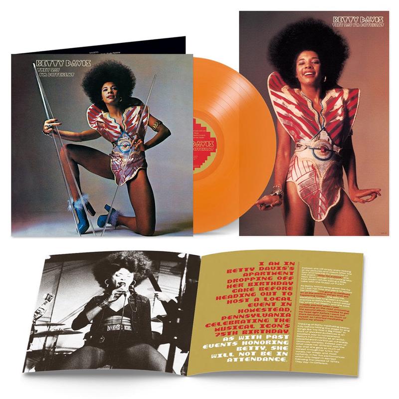 BETTY DAVIS - They Say I'm Different (Repress) - LP - Clear Orange Vinyl