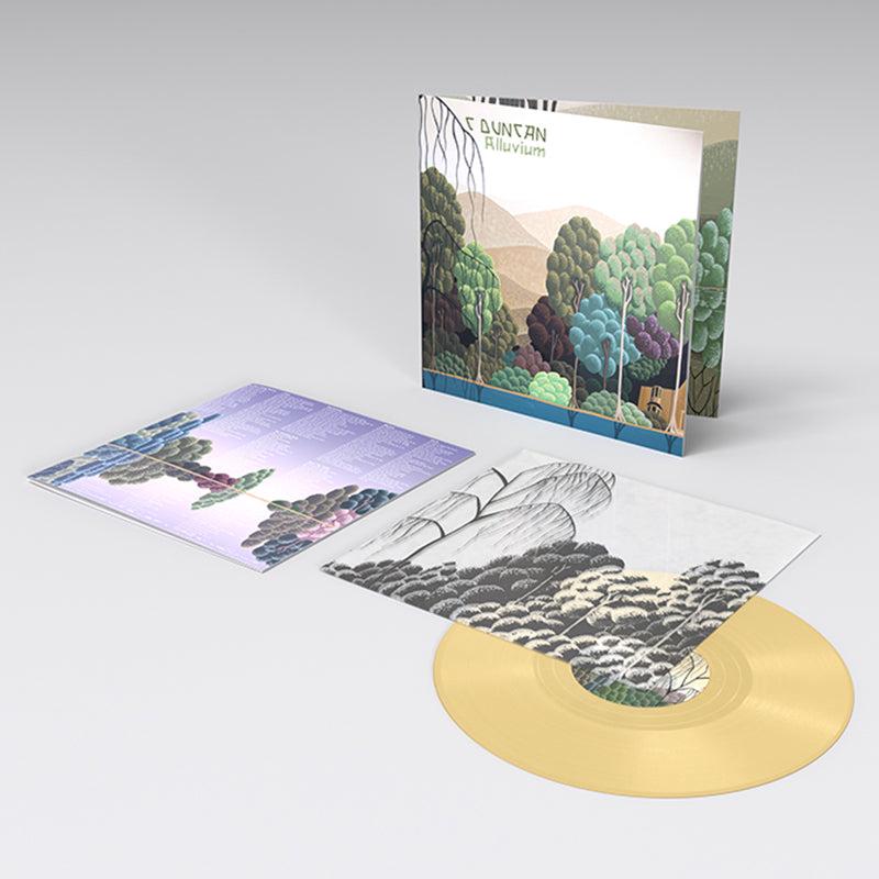 C. DUNCAN - Alluvium - LP w/ Pull-Out Poster + Sticker - Ochre Vinyl