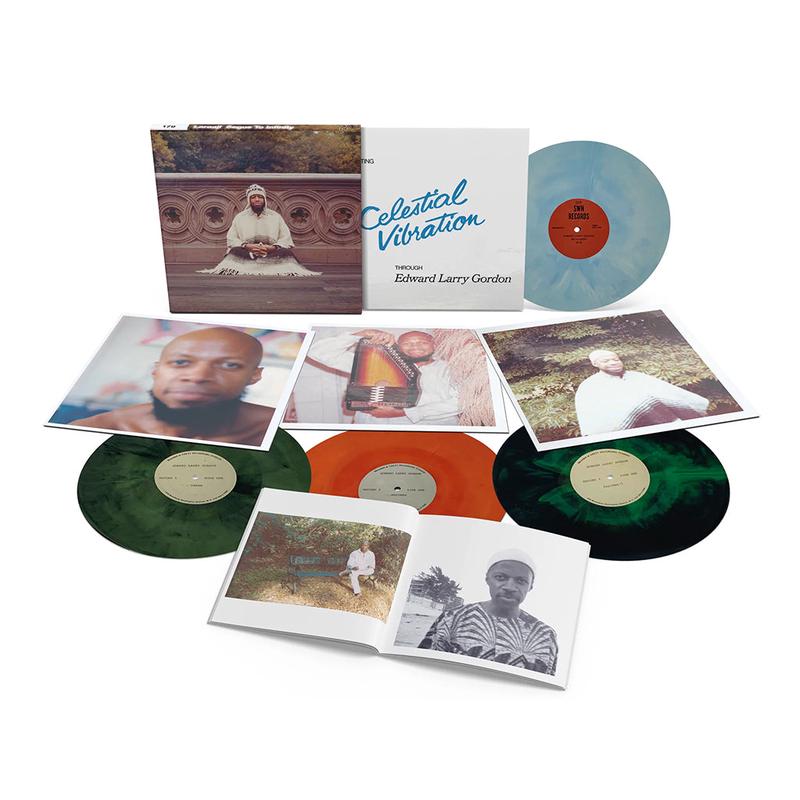 LARAAJI - Segue To Infinity - 4LP - Sky Blue & White / Clear & Black / Tangerine & Apple / Forest Green & Black Coloured Vinyl Box Set