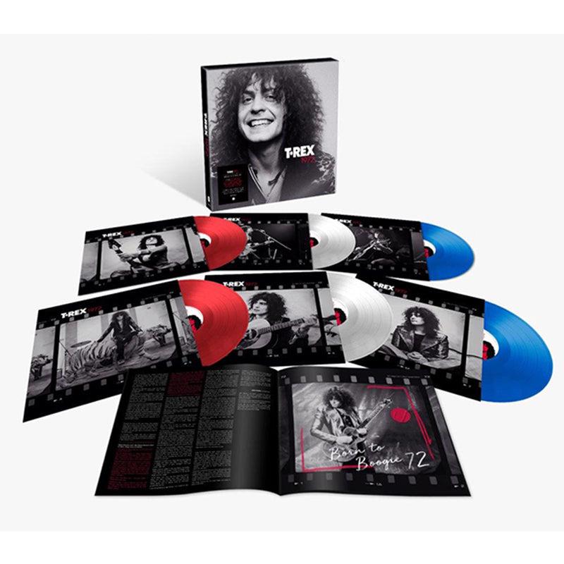 T. REX - 1972 (w/ Print SIGNED by Tony Visconti) - 6LP - Red, White & Blue 180g Vinyl Box Set