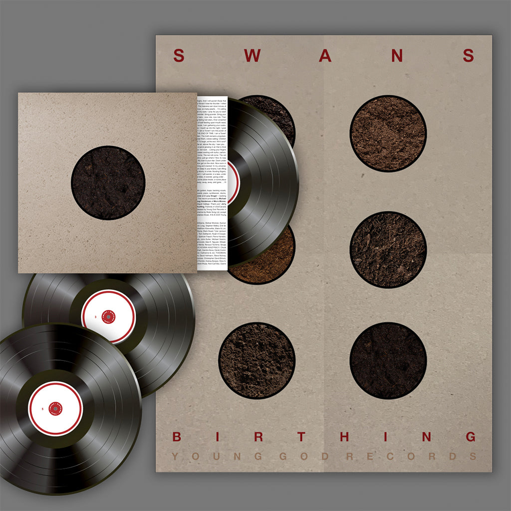 SWANS - Birthing (Deluxe Edition) - 3LP - Black Vinyl + Bonus DVD