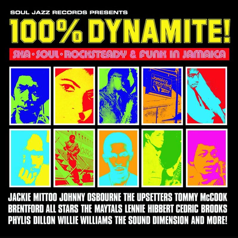 VARIOUS - 100% Dynamite (Ska-Soul-Rocksteady & Funk In Jamaica) - 2LP - Black Vinyl