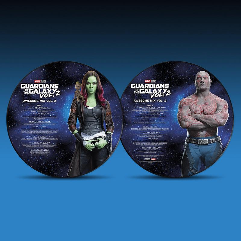 VARIOUS - Guardians Of The Galaxy Volume 2 (O.S.T.) - LP - Picture Disc Vinyl
