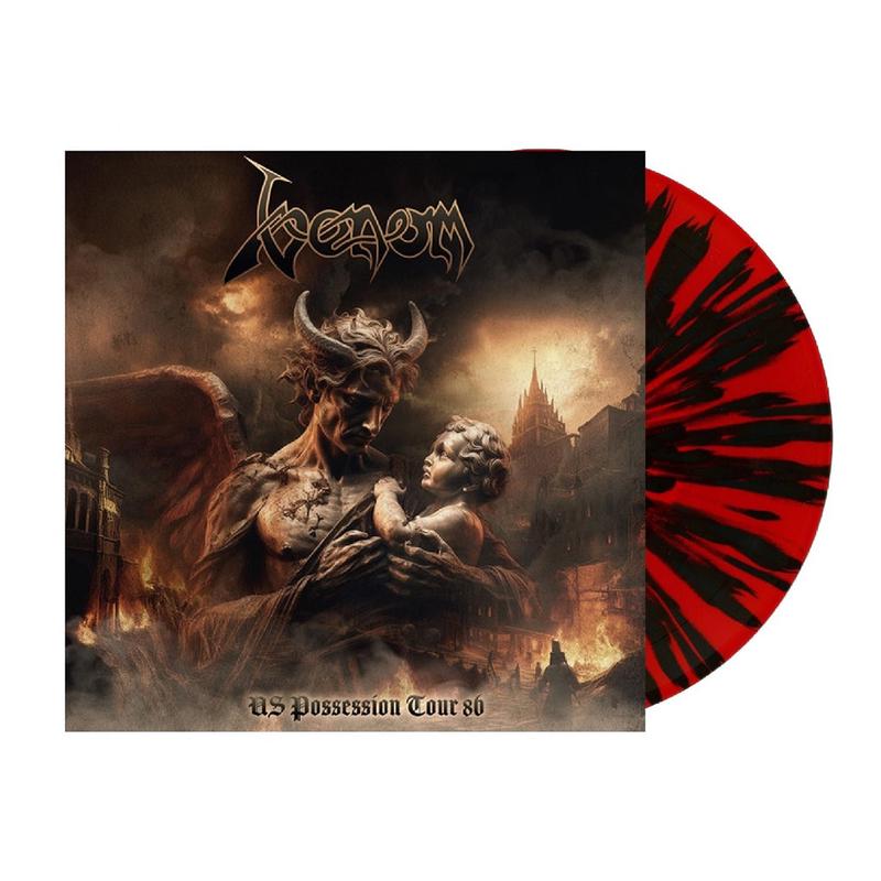 VENOM - US Possession Tour '86 - LP - Red w/ Black Splatter Vinyl