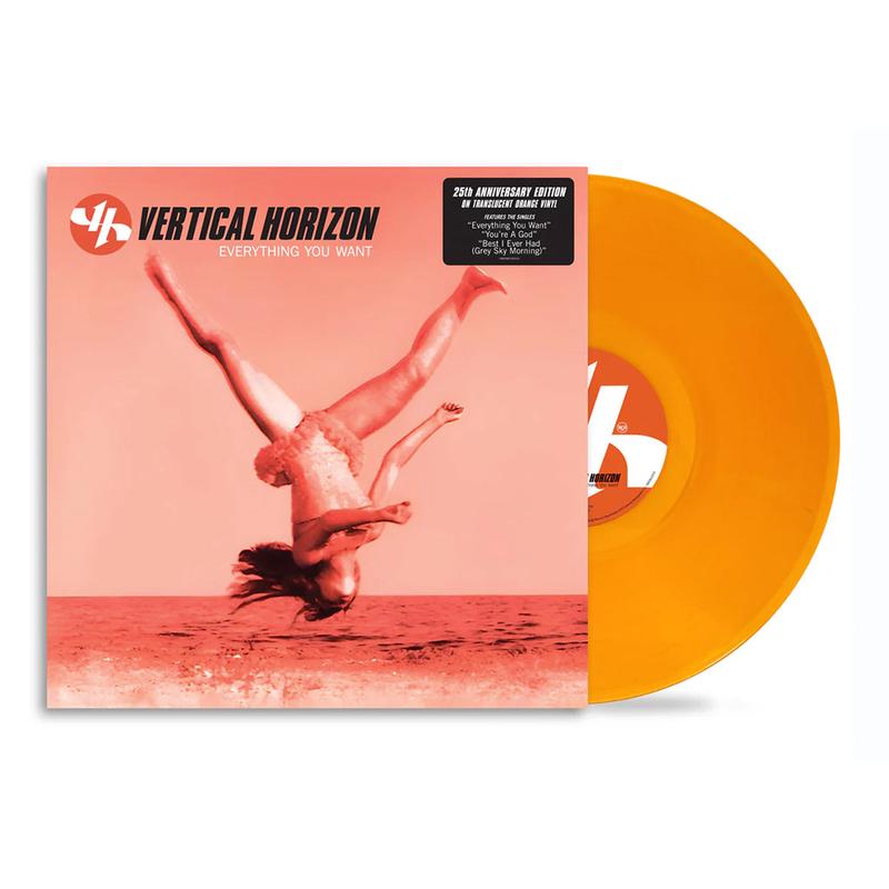 VERTICAL HORIZON - Everything You Want: 25th Anniversary - LP - Translucent Orange Vinyl
