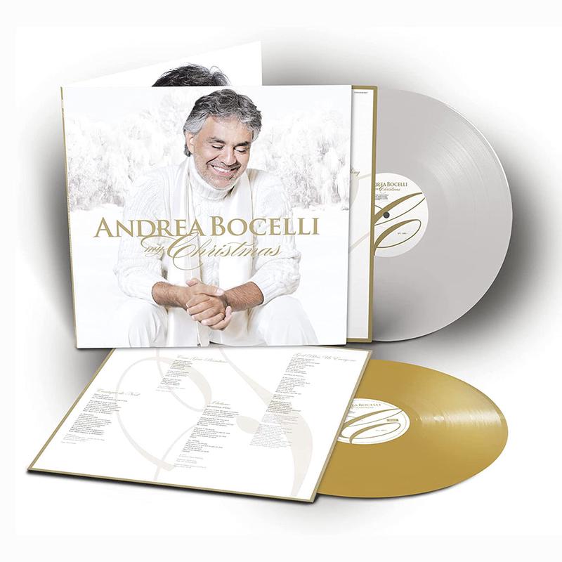 ANDREA BOCELLI - My Christmas - Deluxe Edition - 2LP - Gatefold White / Gold Vinyl