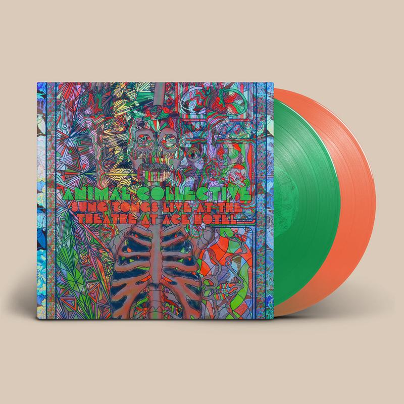 ANIMAL COLLECTIVE - Sung Tongs Live At The Theatre At Ace Hotel - 2LP - Neon Orange & Light Green Vinyl