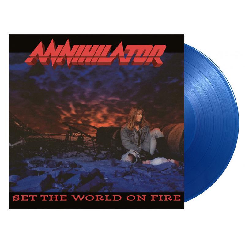 ANNIHILATOR - Set The World On Fire (2022 Repress) - LP - 180g Translucent Blue Vinyl