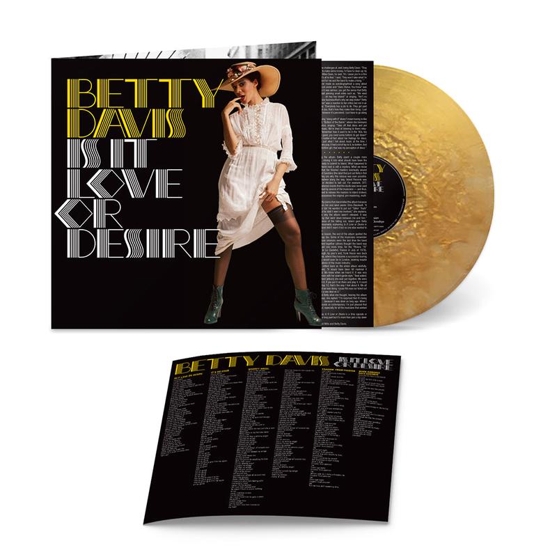 BETTY DAVIS - Is It Love Or Desire? (2023 Expanded Reissue) - LP - Gold Colour Vinyl