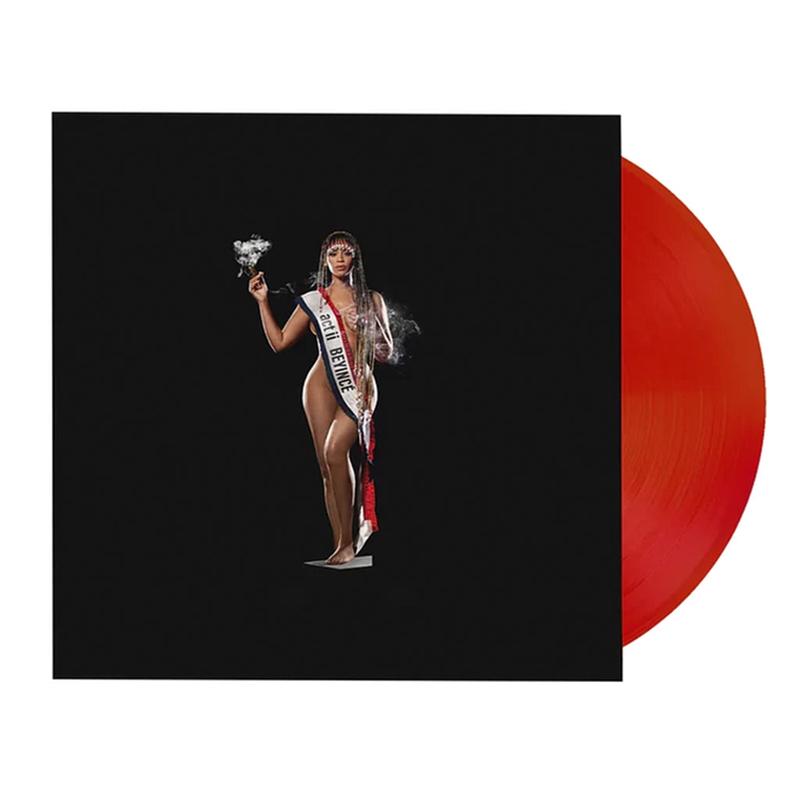 BEYONC - Cowboy Carter (Blonde Hair Back Cover) - 2LP - Transparent Red Vinyl