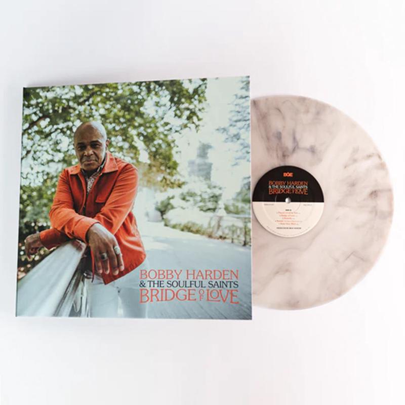 BOBBY HARDEN & THE SOULFUL SAINTS - Bridge Of Love - LP - Hazy Black Swirl Vinyl
