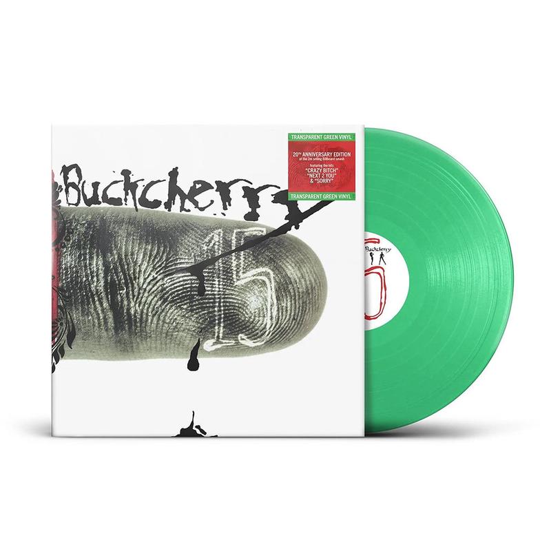 BUCKCHERRY - 15 (20th Anniversary Edition with Bonus track) - LP - Transparent Green Vinyl