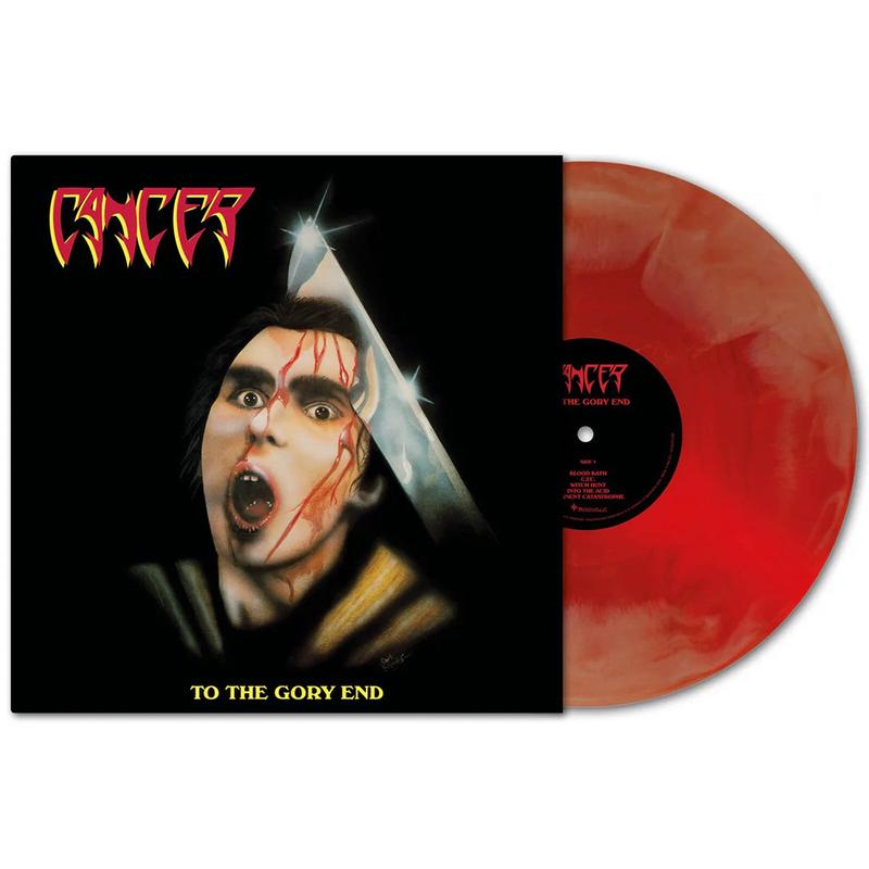 CANCER - To The Gory End (35th Anniversary Edition) - LP - Red Galaxy Vinyl