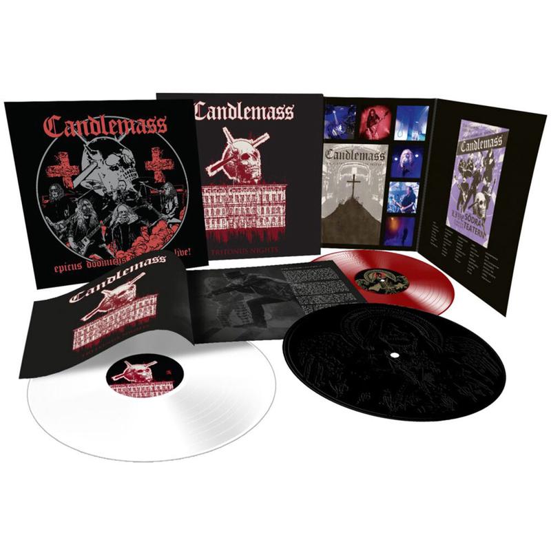 CANDLEMASS - Tritonus Nights - 3LP - Red, White and Black (with Etching) Vinyl