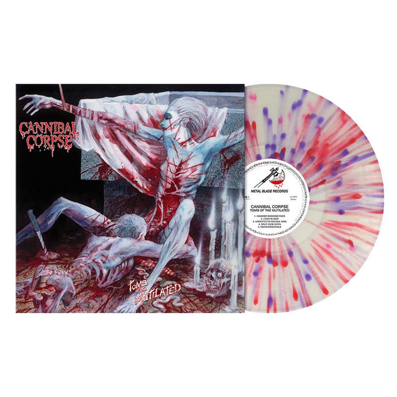 CANNIBAL CORPSE - Tomb Of The Mutilated (2024 Reissue) - LP - Red, Purple and Pink Splatter Vinyl