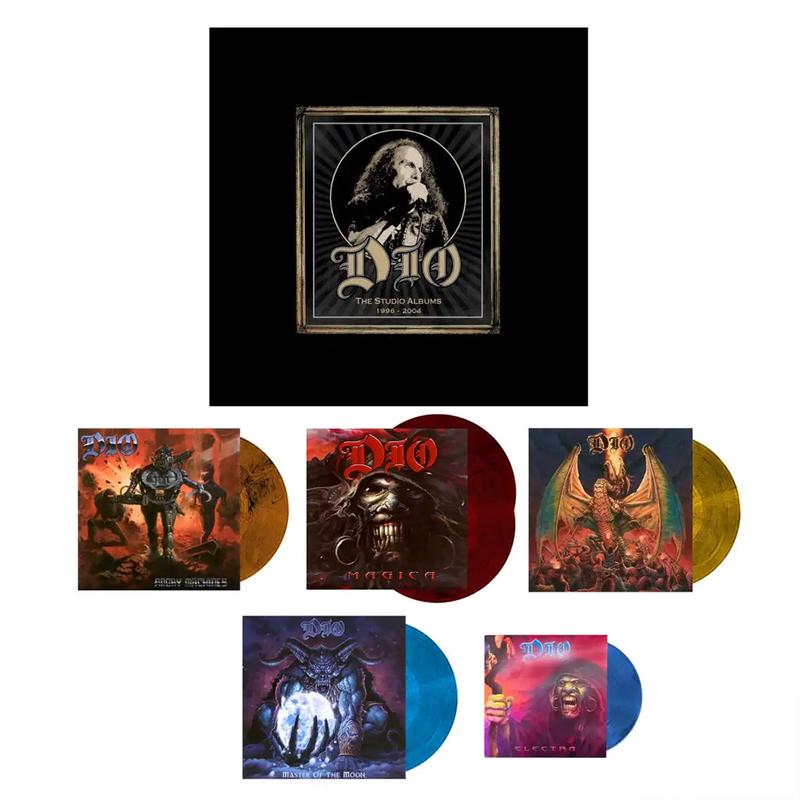 DIO - The Studio Albums: 1996-2004 - 5LP + Bonus 7'' - Deluxe 180g Coloured Vinyl Box Set