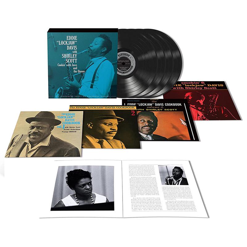 EDDIE LOCKJAW DAVIS - Cookin' With Jaws And The Queen: The Legendary Prestige Cookbook Albums - 4LP (w/ 20-page Book) - Slipcase 180g Vinyl Set