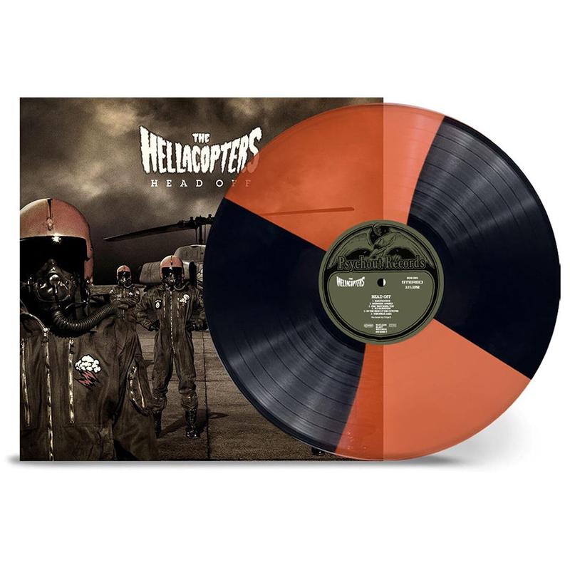 THE HELLACOPTERS - Head Off (Reissue) - LP - Transparent Orange Black Rotor Vinyl