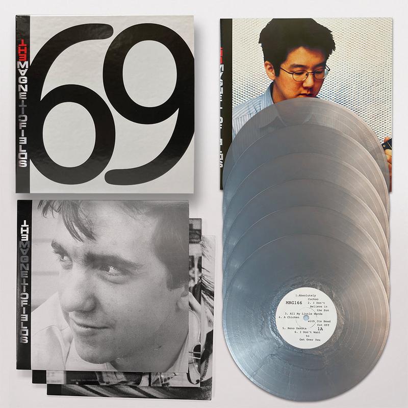 The Magnetic Fields - 69 Love Songs (25th Anniversary Edition) - 10'' LP x 6 - Silver Vinyl Box Set