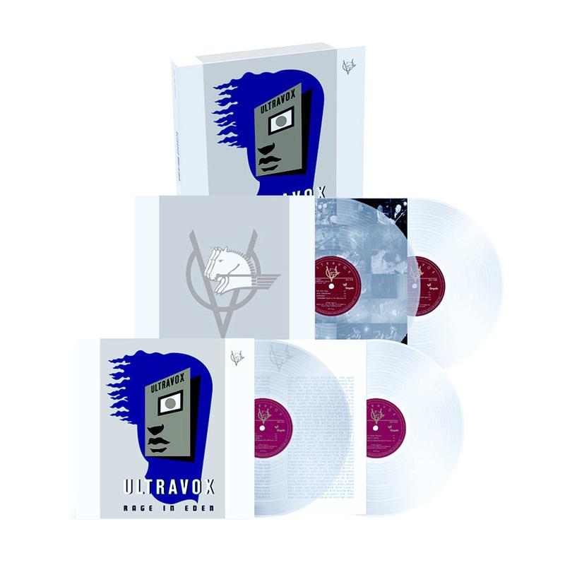 ULTRAVOX - Rage In Eden: 40th Anniversary Deluxe Edition - 4LP - 180g Clear Vinyl Box Set