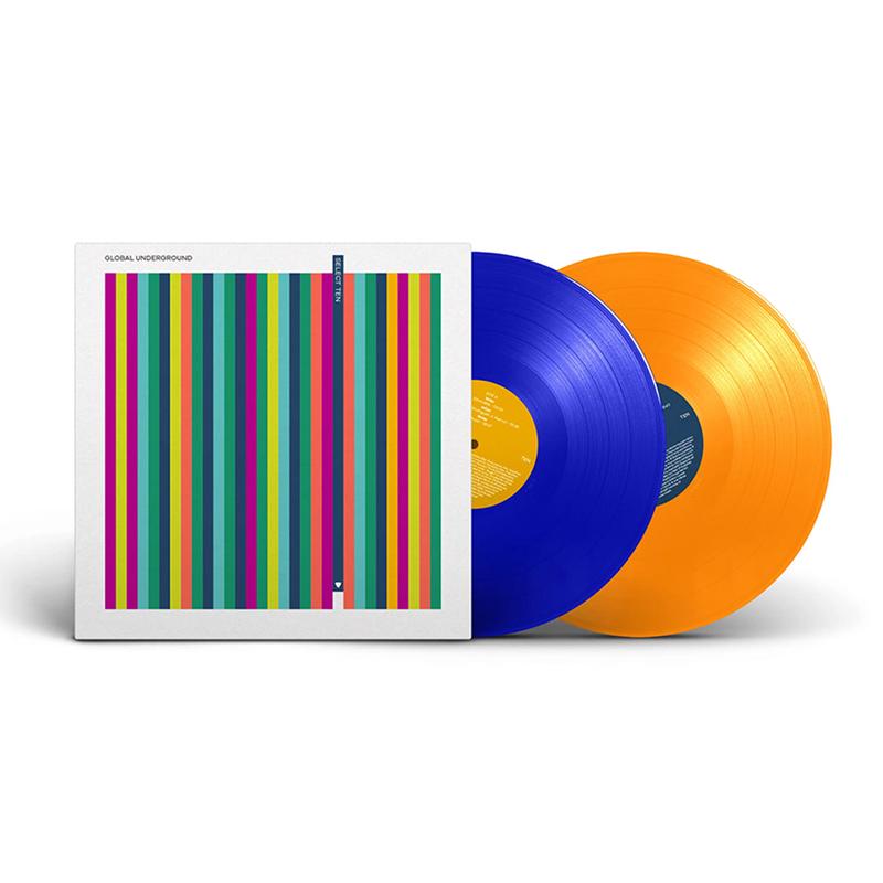 VARIOUS - Global Underground: Select #10 - 2LP - Blue and Orange Vinyl