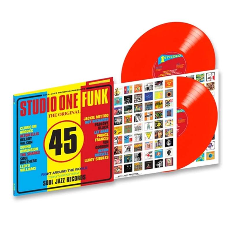 VARIOUS / SOUL JAZZ RECORDS PRESENT - Studio One Funk (2023 Reissue) - 2LP - Red Vinyl
