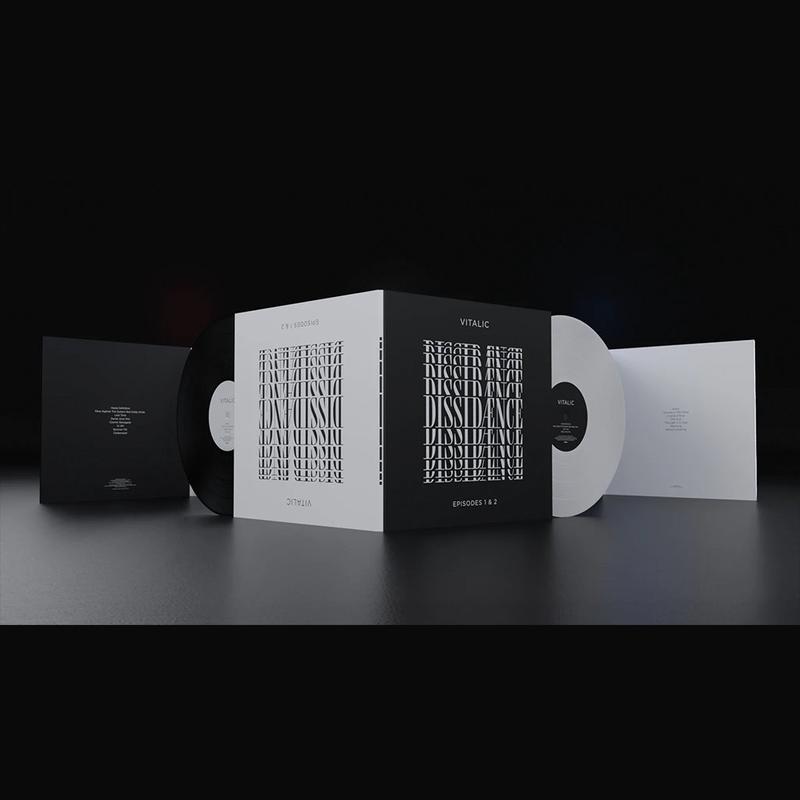 VITALIC - Dissidaence (Episode 1 & Episode 2) - 2LP - Gatefold Black / White Vinyl
