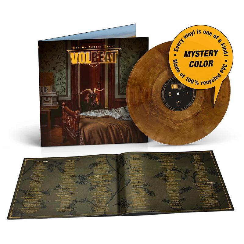 VOLBEAT - God Of Angels Trust. - LP - Mystery Recycled Coloured Vinyl
