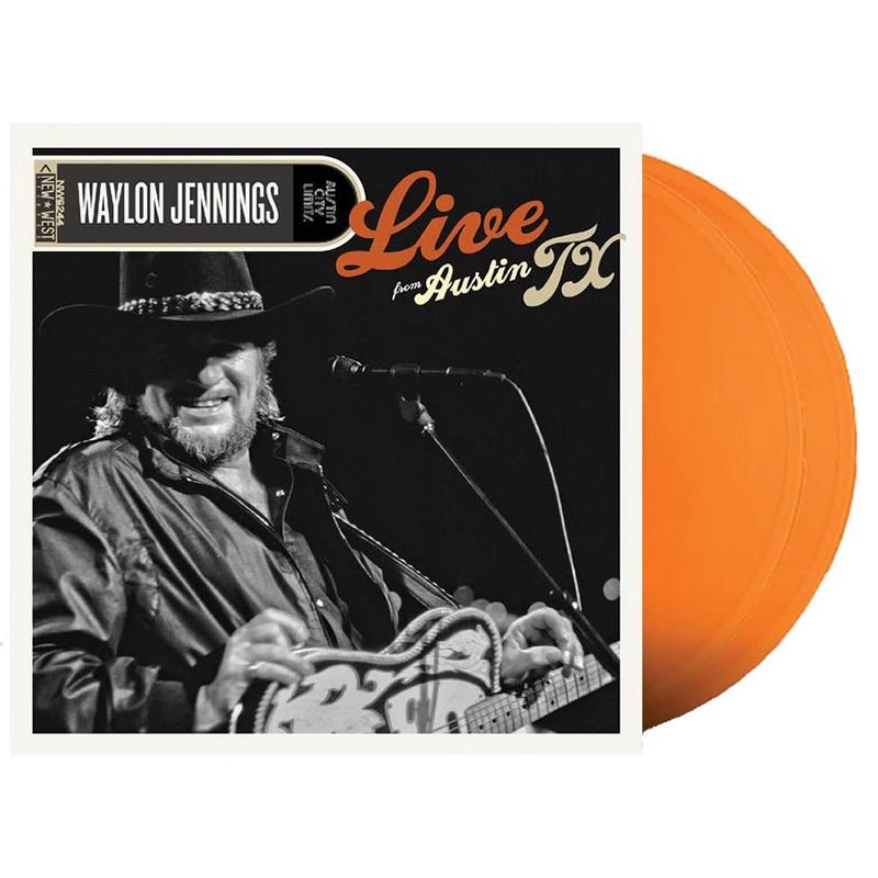 WAYLON JENNINGS - Live From Austin, TX '89 - 2LP - Orange Blossom Vinyl