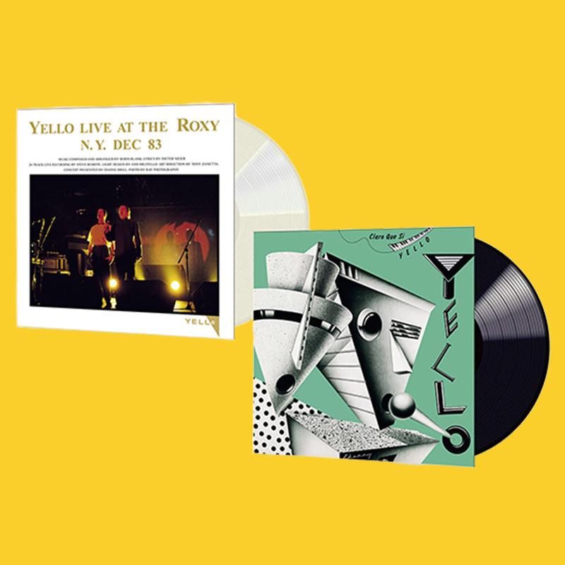 YELLO - Claro Que Si (2022 Reissue) - LP + 12" - Black / Clear Vinyl