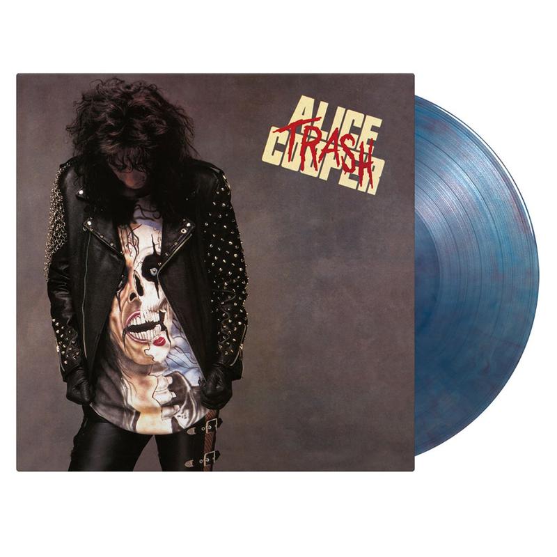 ALICE COOPER - Trash (35th Anniversary Reissue) - LP - Deluxe 180g Translucent Blue & Red Marbled Vinyl
