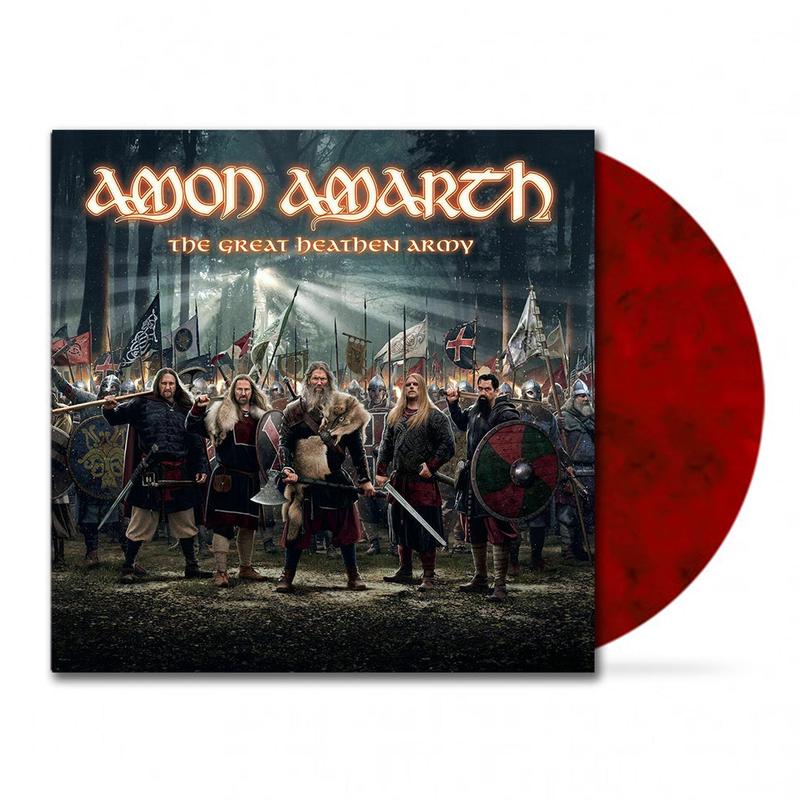 AMON AMARTH - The Great Heathen Army - LP - Dried Blood Red Marble Vinyl