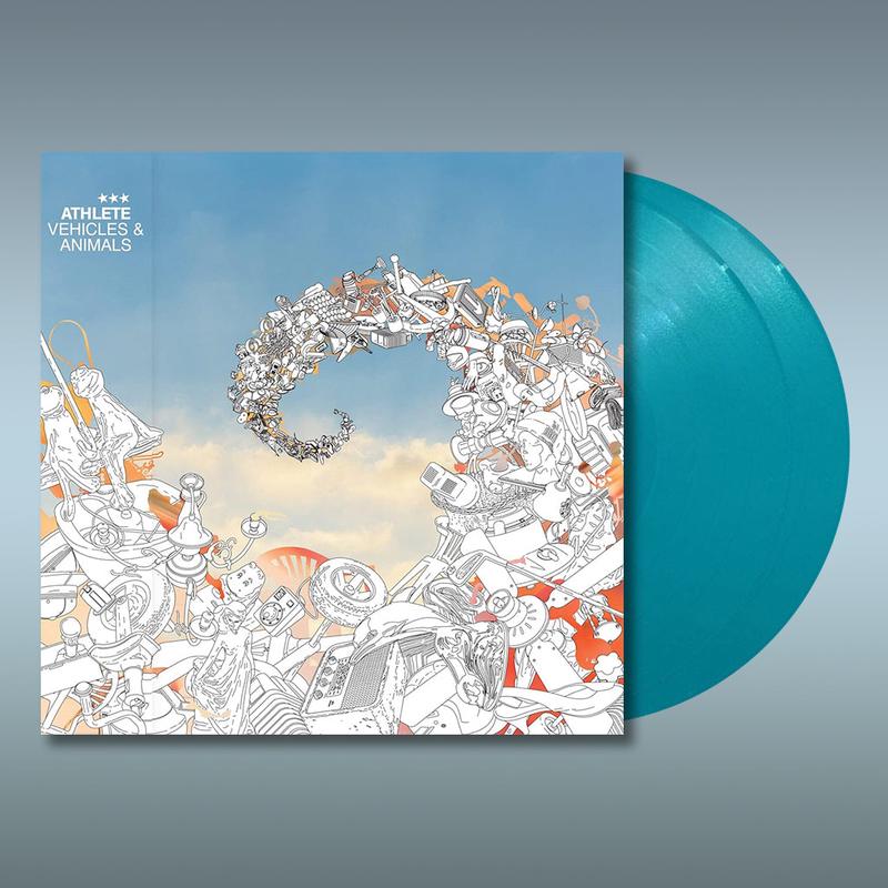 ATHLETE - Vehicles & Animals: 20th Anniversary Deluxe Edition - 2LP - Gatefold 180g Turquoise Coloured Vinyl