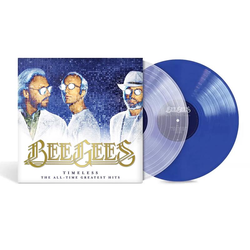 BEE GEES - Timeless The All Time Greatest Hits - 2LP - Clear/Transparent Blue Vinyl