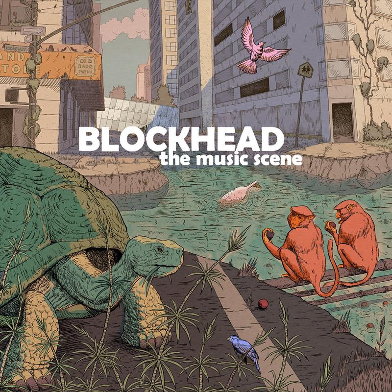 BLOCKHEAD - The Music Scene (2022 Repress) - LP - 180g Opaque Teal Coloured Vinyl