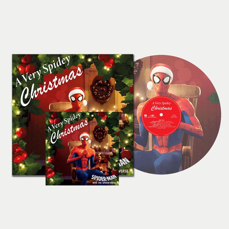 VARIOUS ARTISTS - A Very Spidey Christmas - 10" - White / Picture Disc Vinyl