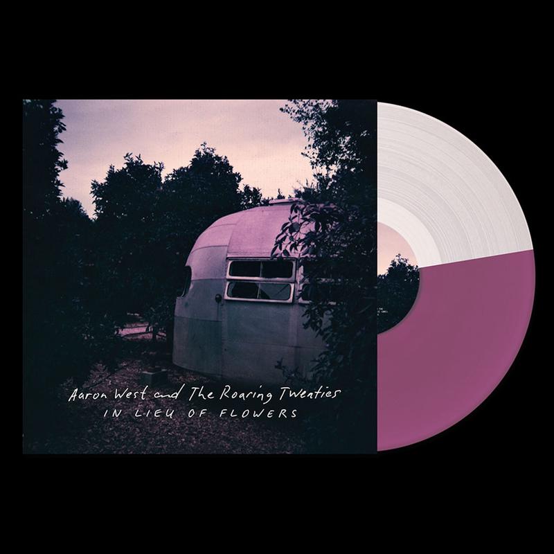 AARON WEST AND THE ROARING TWENTIES - In Lieu of Flowers - LP - Clear / Purple Split Vinyl