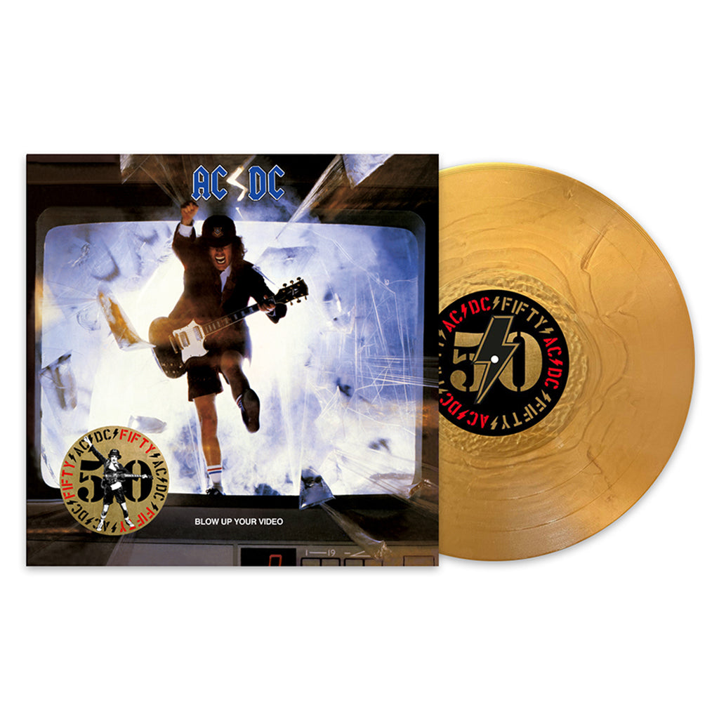 AC/DC - Blow Up Your Video (AC/DC 50 Reissue with Print Insert) - LP - 180g Gold Nugget Vinyl