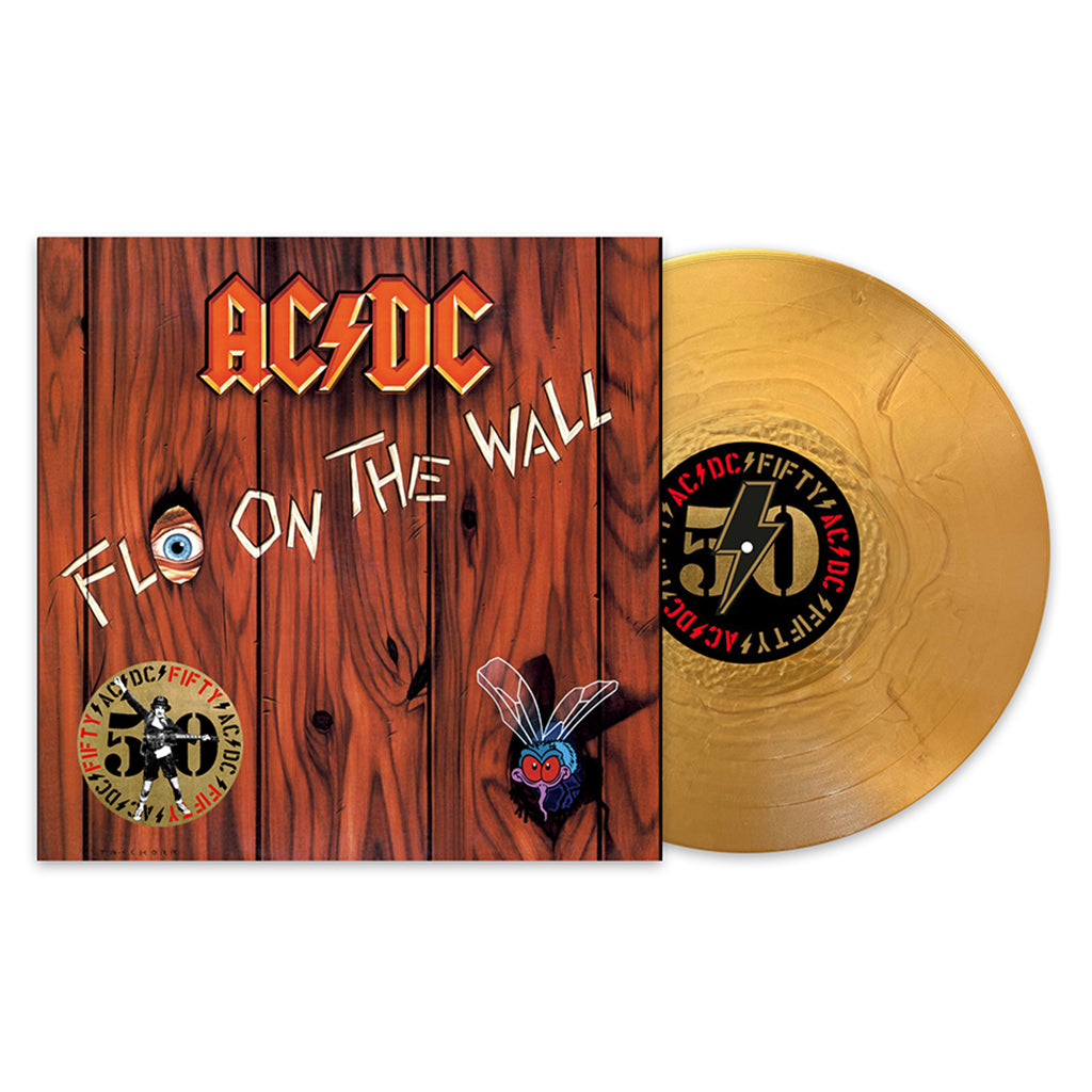 AC/DC - Fly On The Wall (AC/DC 50 Reissue with Print Insert) - LP - 180g Gold Nugget Vinyl