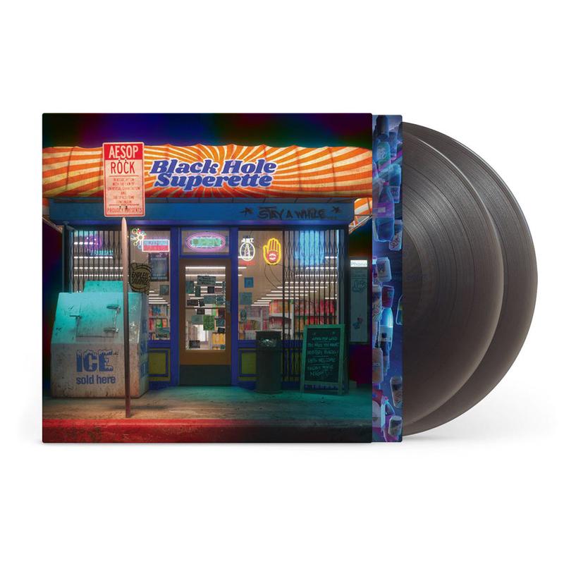 AESOP ROCK - Black Hole Superette - 2LP - 'Black Ice' Vinyl