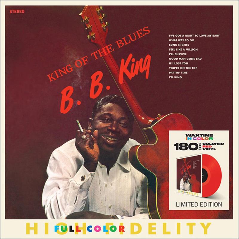 B.B. KING - King Of The Blues (2024 Reissue with 2 Bonus Tracks) - LP - 180g Red Vinyl