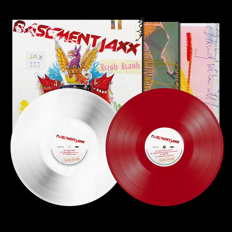 BASEMENT JAXX - Kish Kash (2023 Reissue) - 2LP - Red / White Vinyl